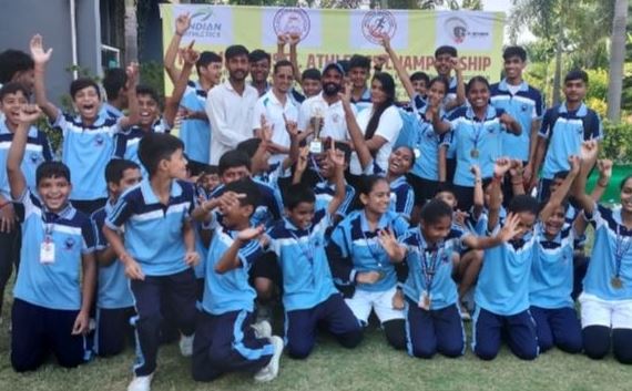 भानु प्रताप पब्लिक स्कूल ने प्रथम जिला एथलेटिक्स मीट में लहराया परचम