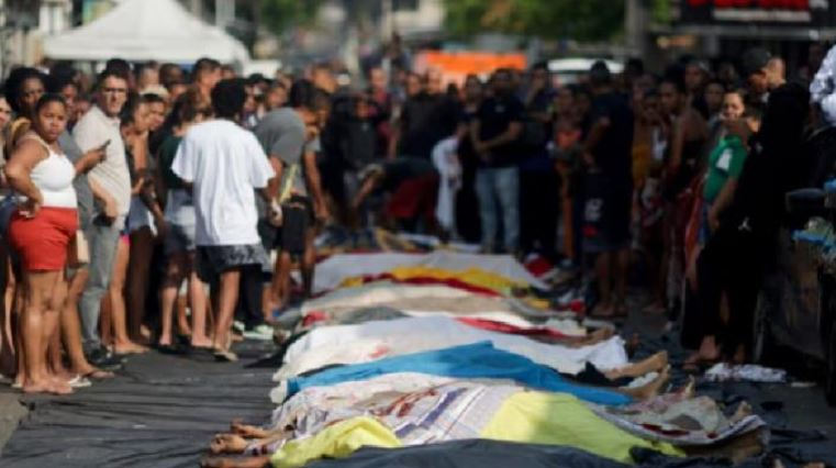 Brazil: नशे के खिलाफ रियो डी जेनेरियो शहर में पुलिस की बड़ी कार्रवाई, 119 लोगों की मौत के बाद विरोध प्रदर्शन