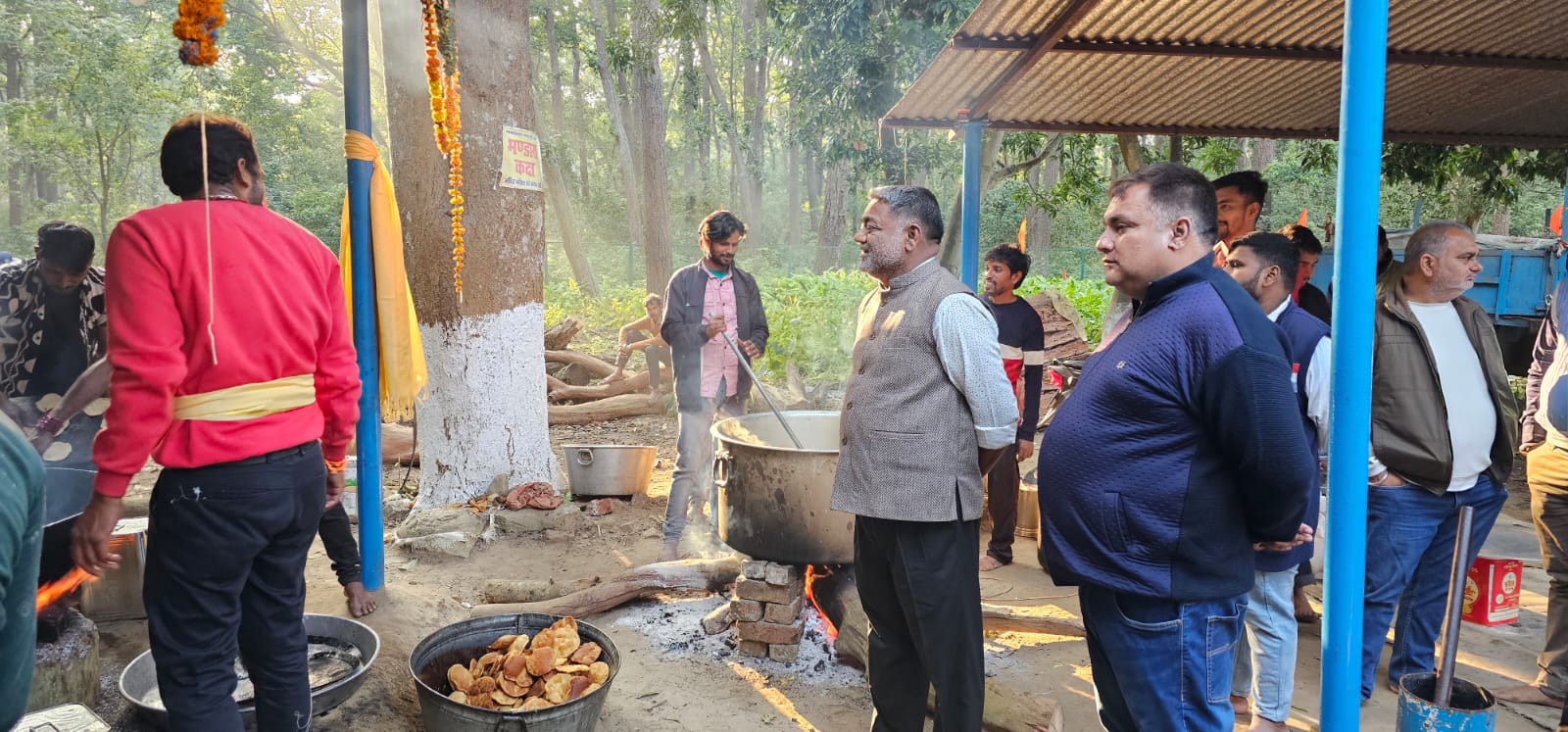 खटीमा में बाबा भारमल भंडारे का रामायण पाठ के साथ शुभारंभ
